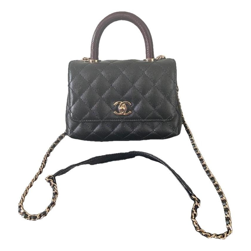 Coco Handle leather handbag