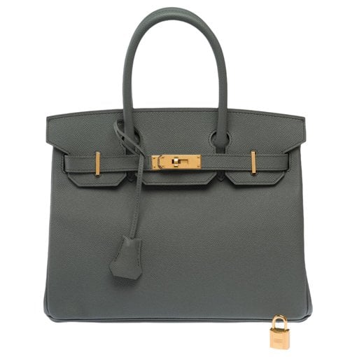 Birkin 30 leather handbag