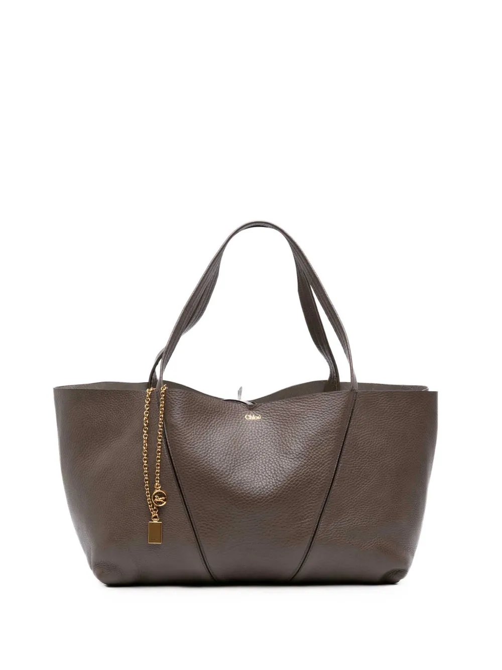 Chloe 2026 Grained Calfskin Spin East West tote bag