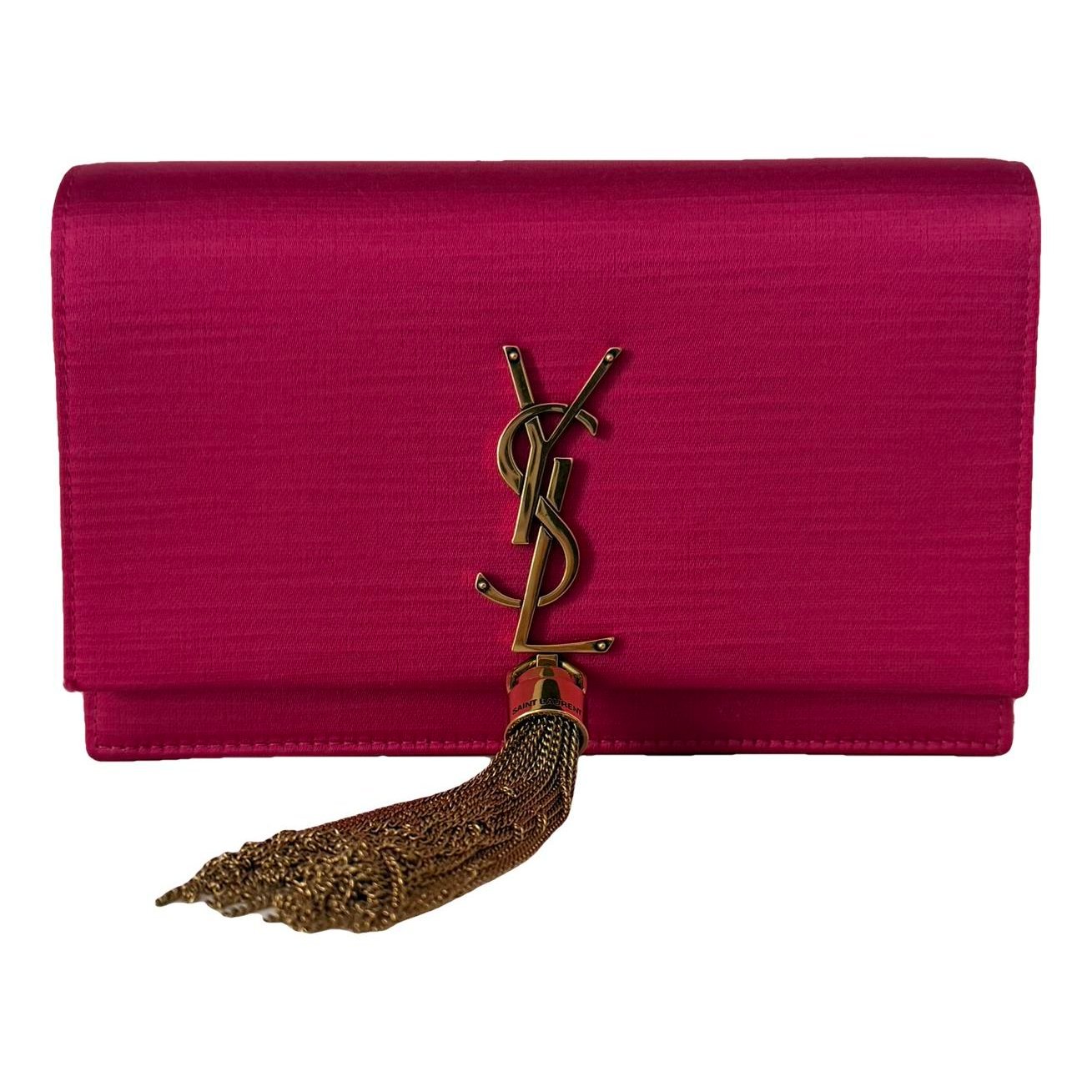 Pompom Kate silk crossbody bag