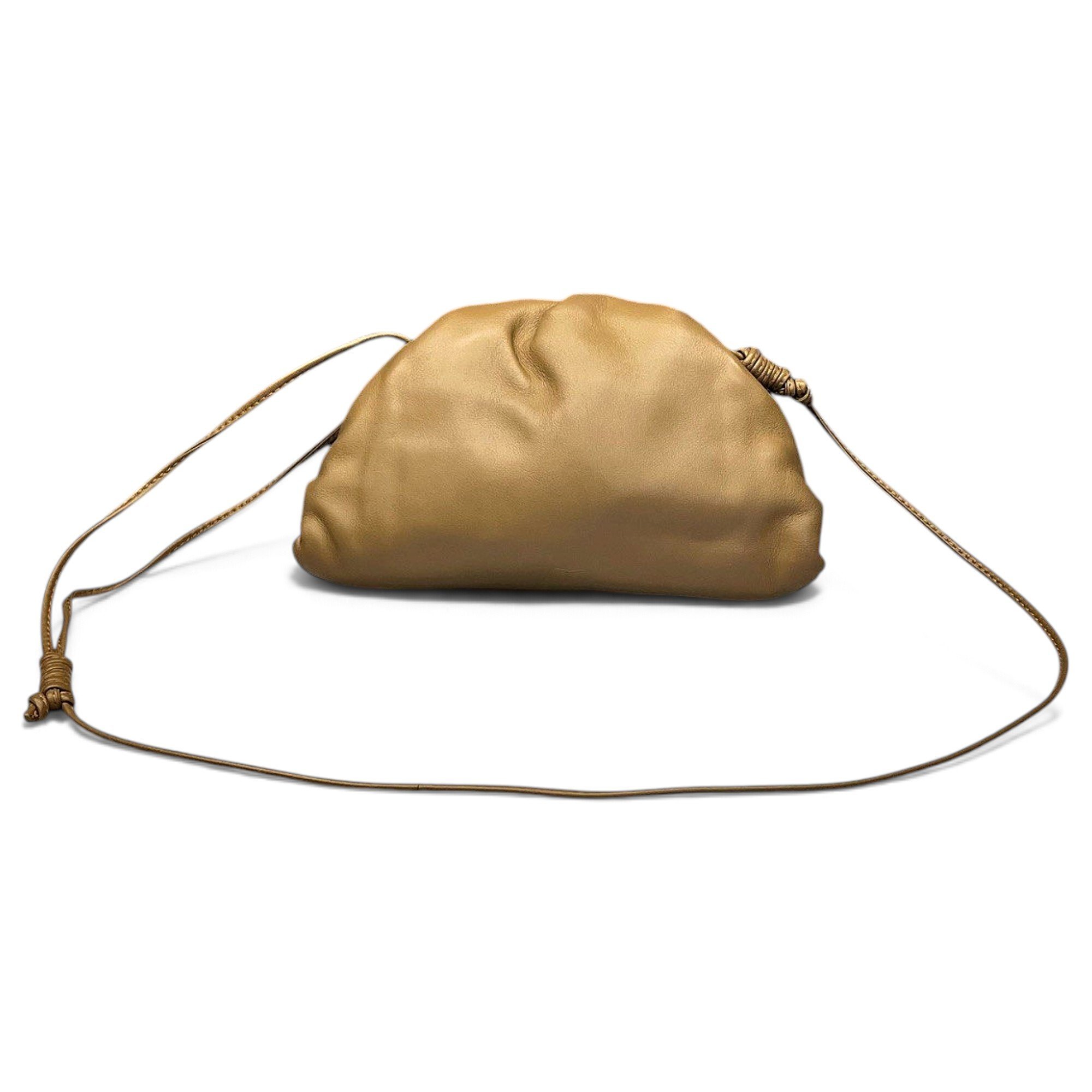 Pouch leather handbag