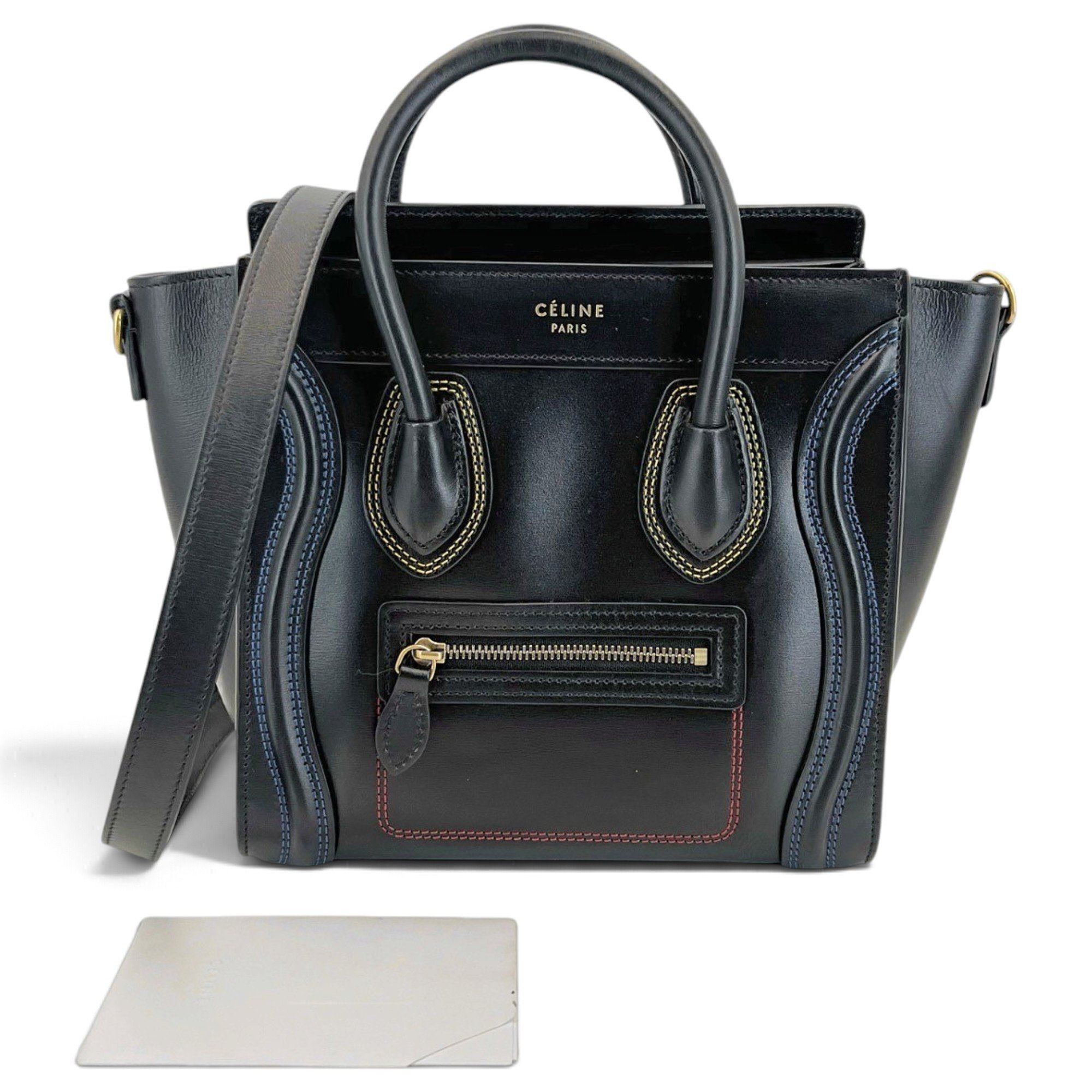 Luggage leather tote