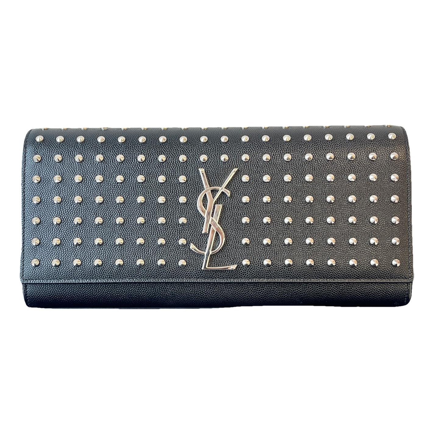 Kate monogramme leather clutch bag