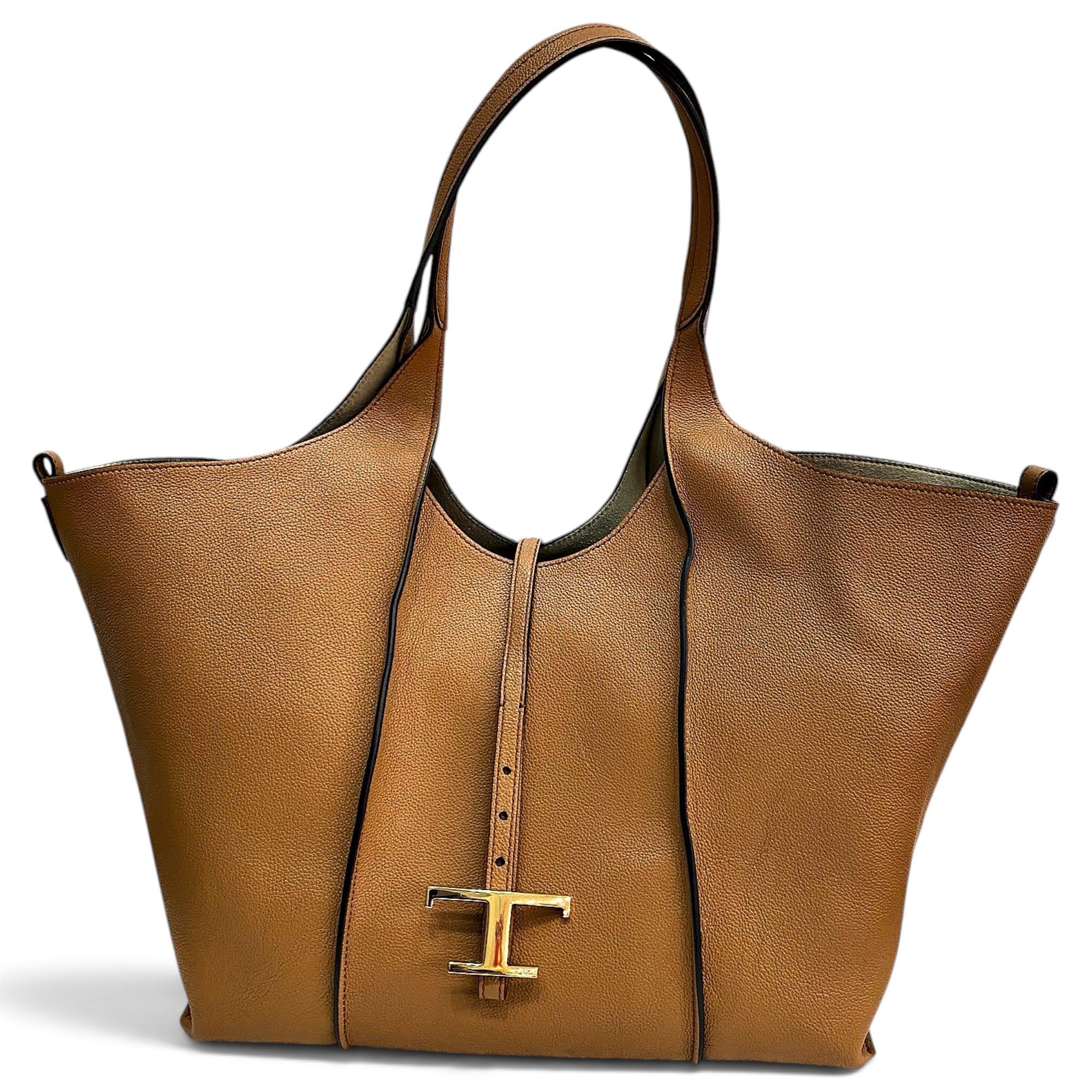 Leather tote