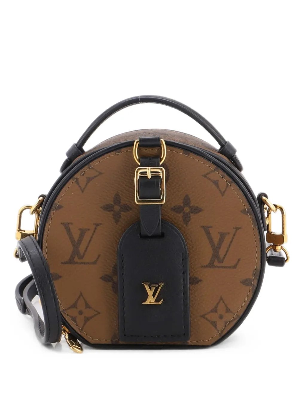 Mini Boite Chapeau Bag Reverse Monogram Canvas crossbody bag