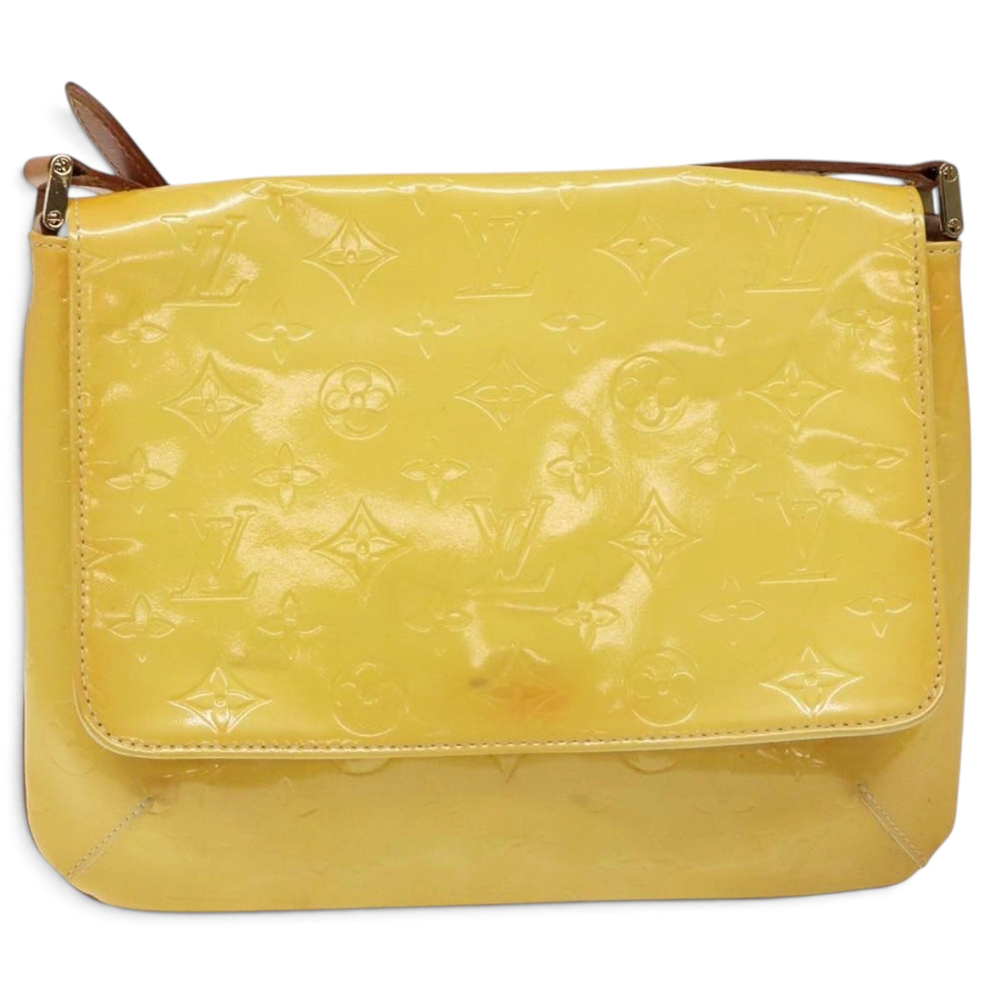 Thompson patent leather handbag