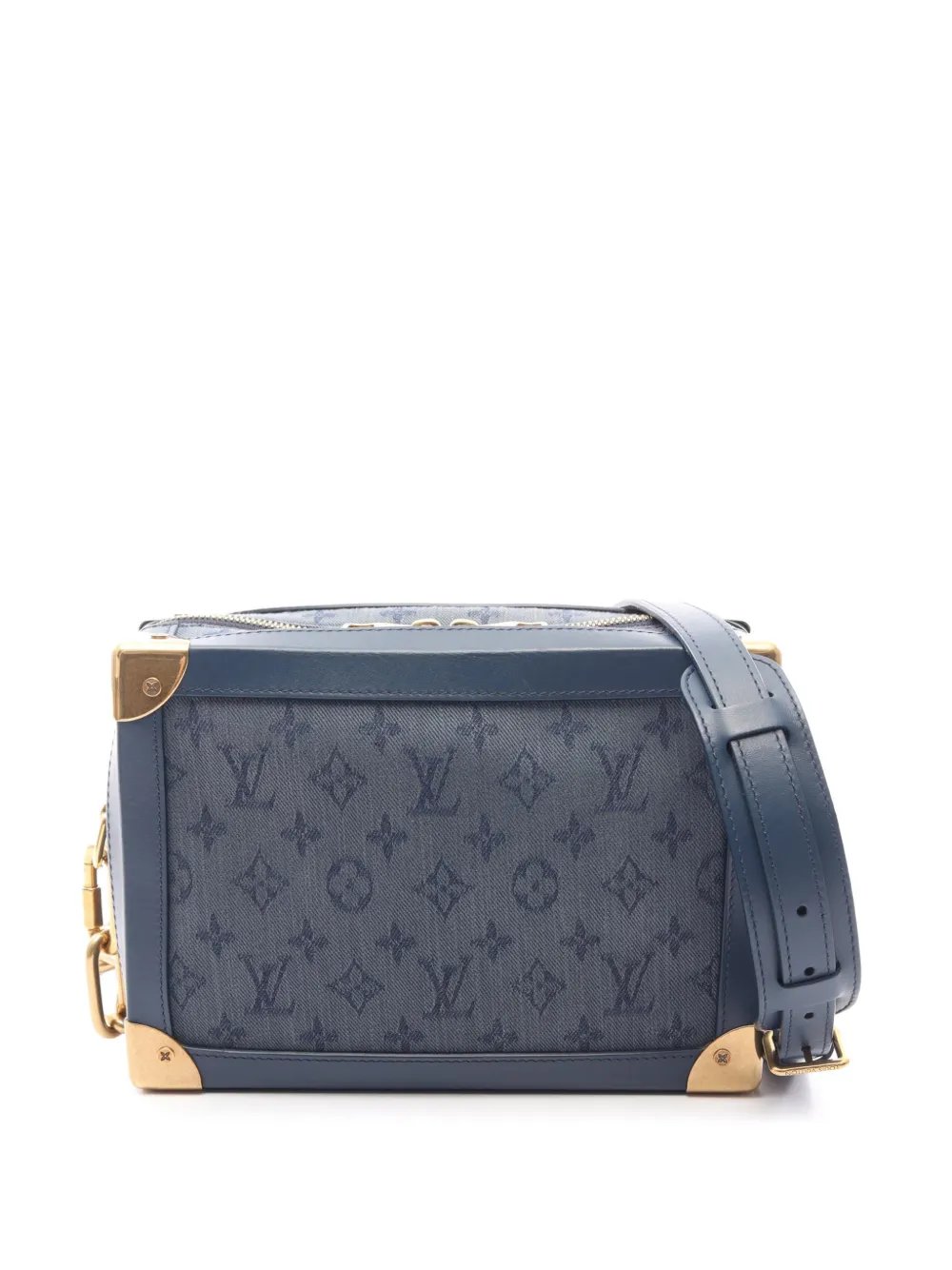 2019 Monogram Denim Soft Trunk crossbody bag