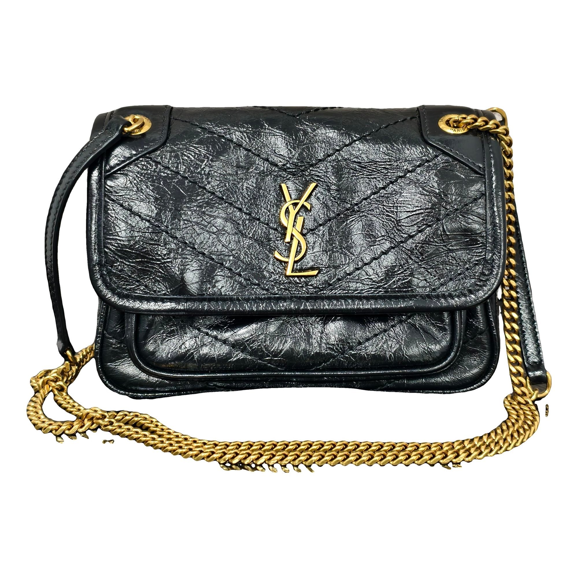 Niki leather crossbody bag