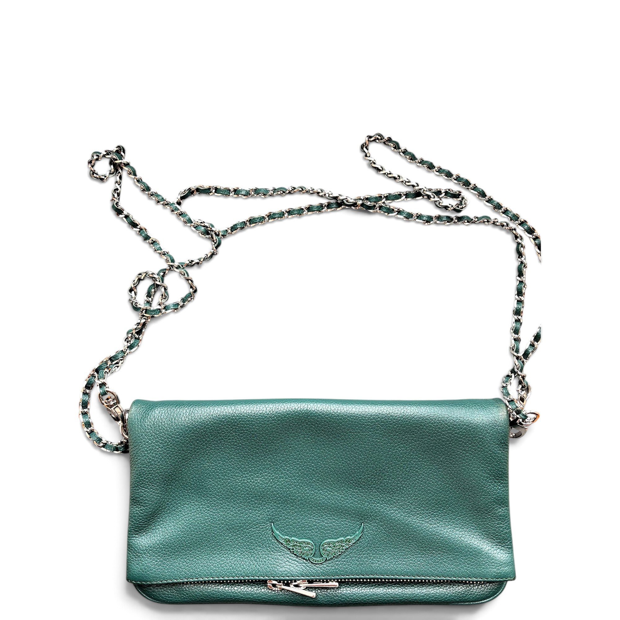 Rock leather crossbody bag