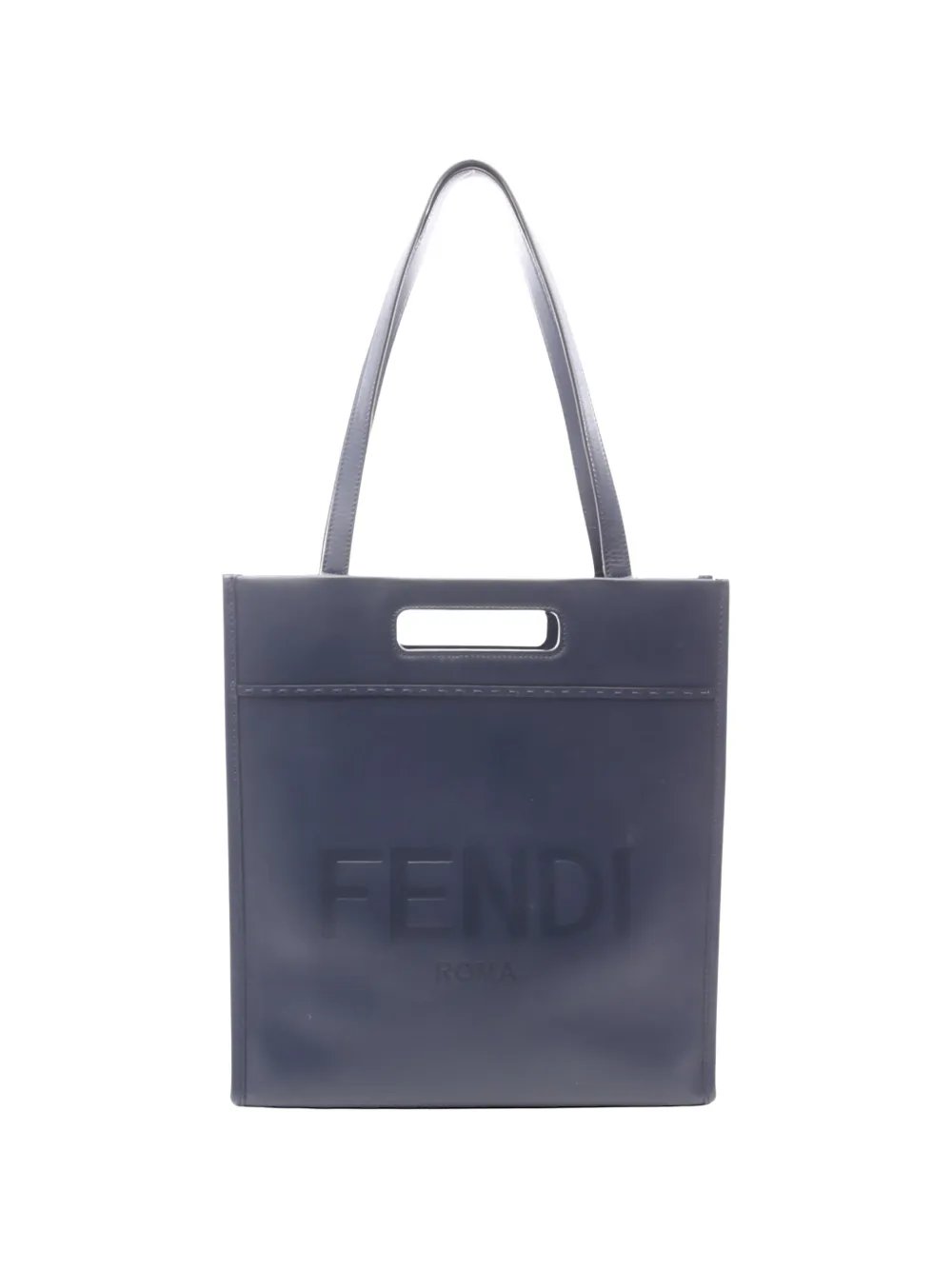 2010s logo-embossed tote bag
