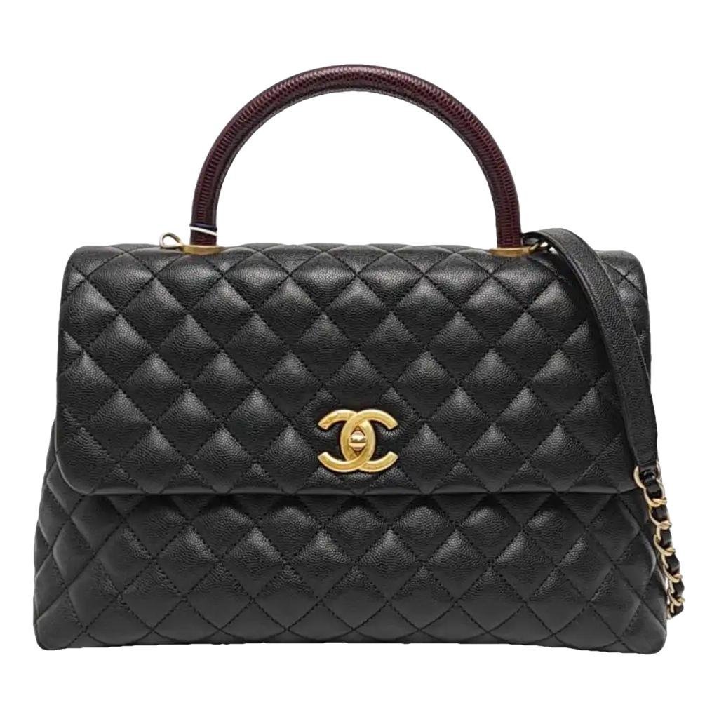 Coco Handle leather handbag
