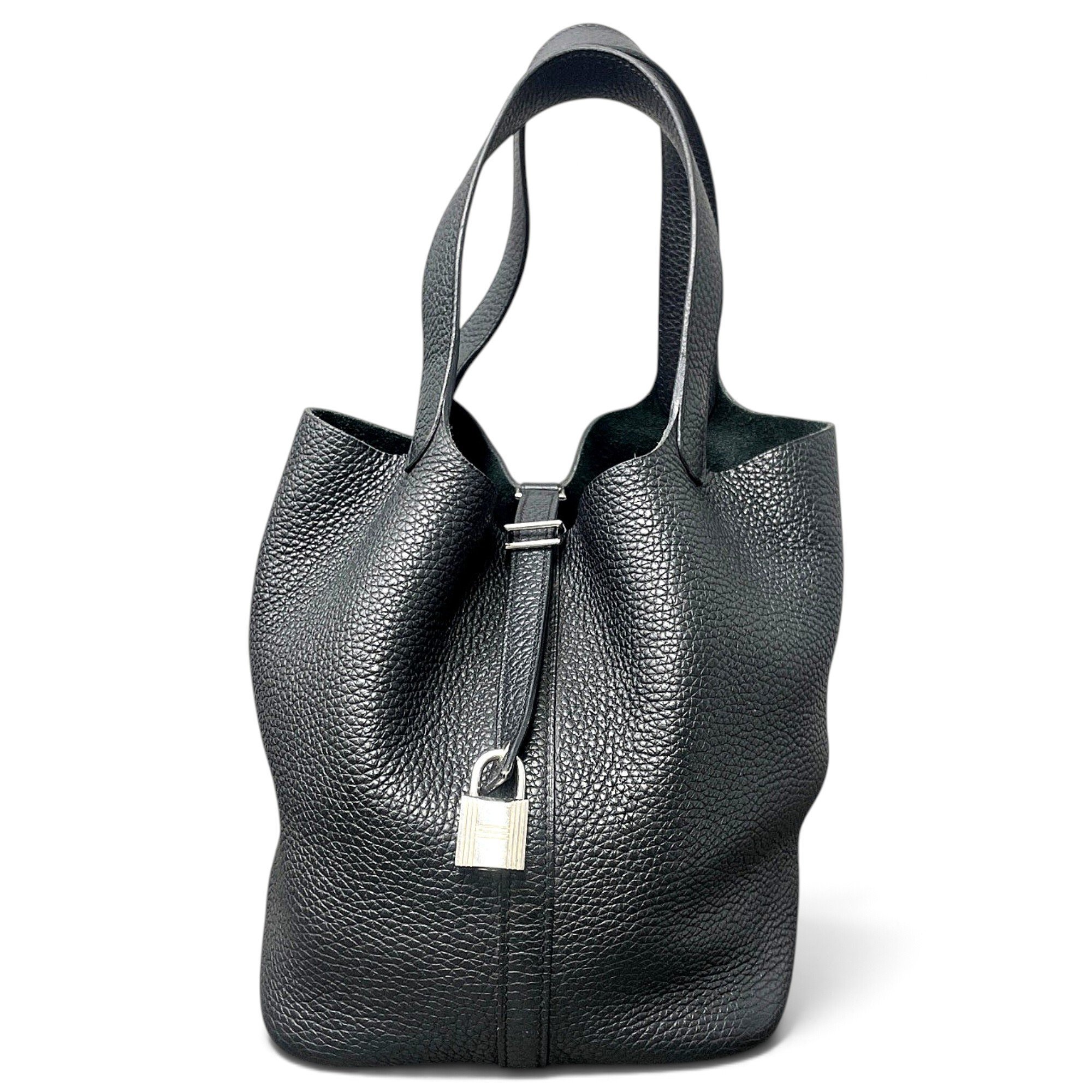 Picotin leather handbag