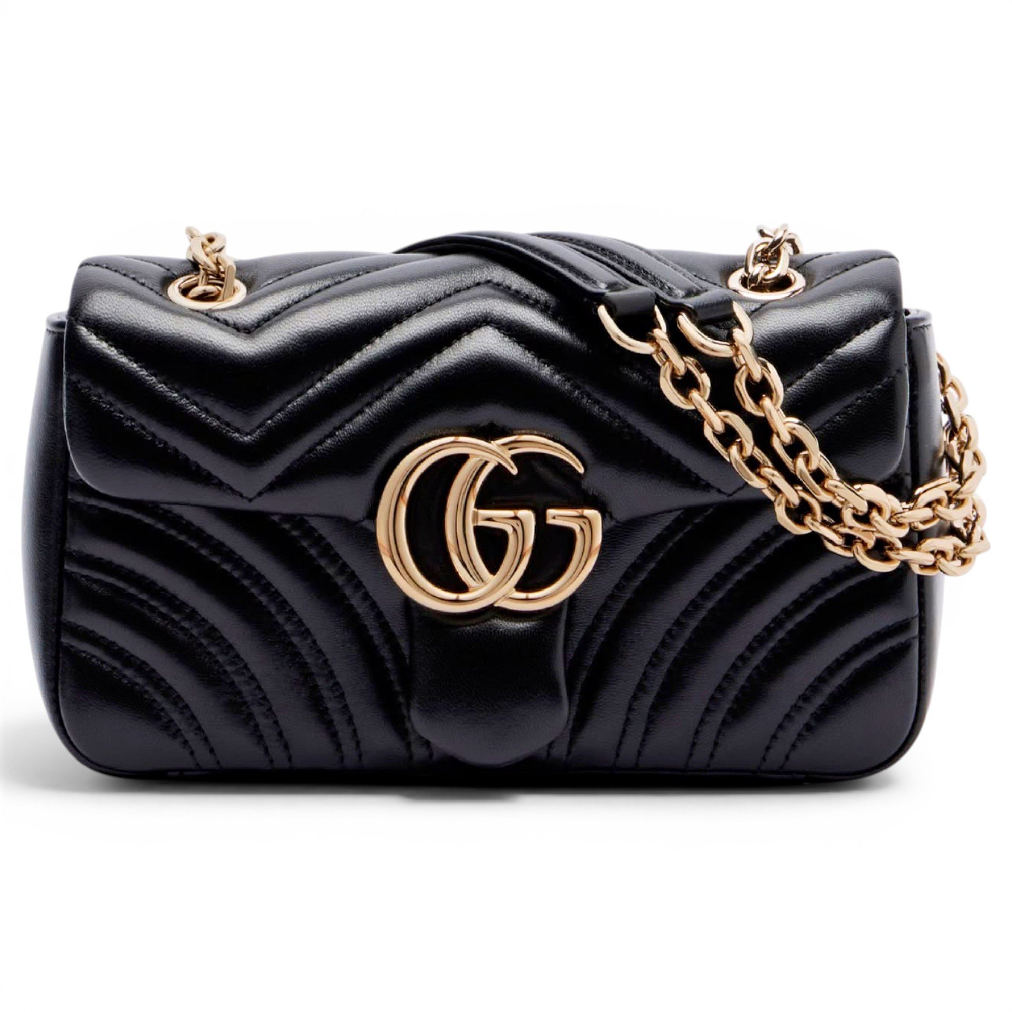 GG Marmont Flap leather handbag