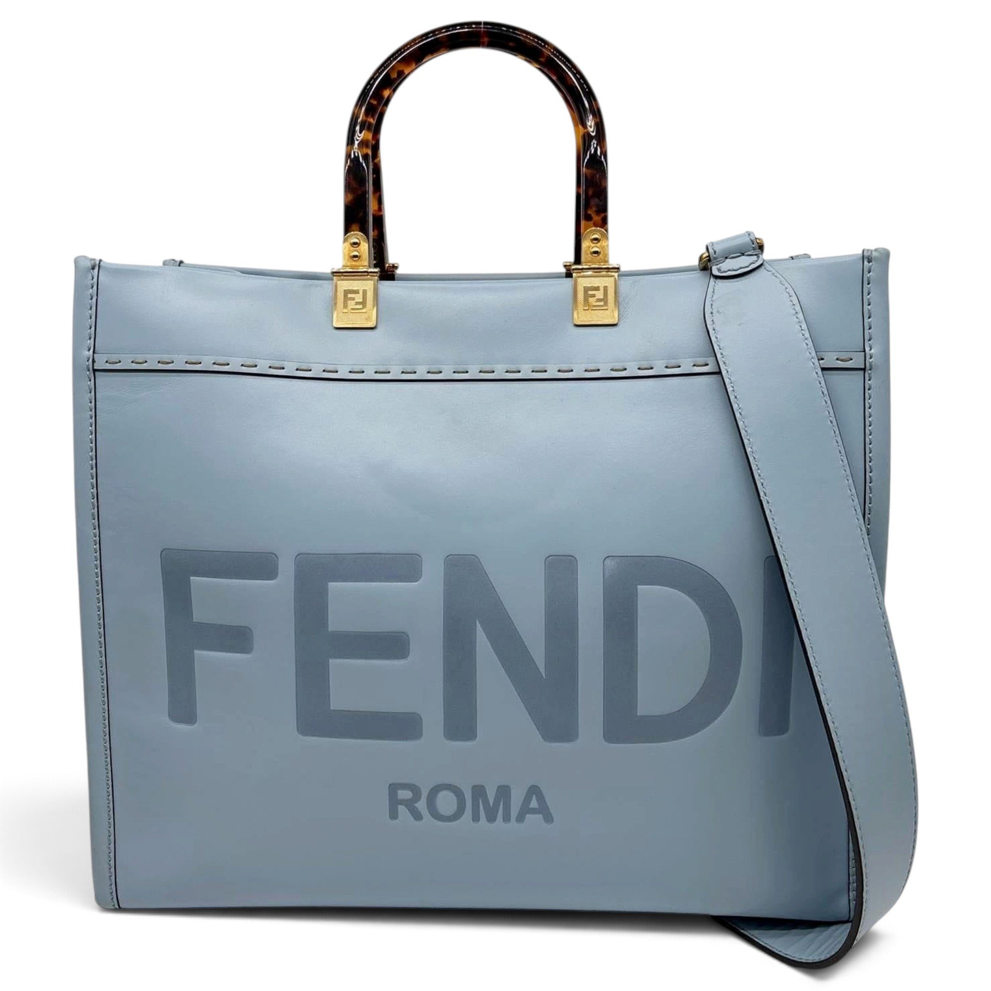Sunshine leather tote
