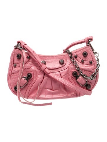 Embossed Leather Le Cagole Mini