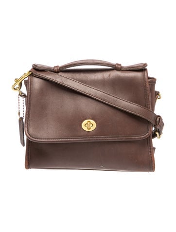 Leather Top Handle Bag