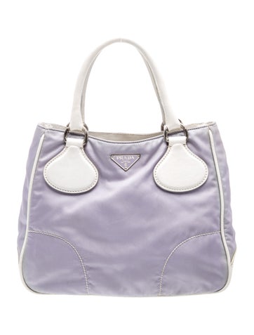 Enameled Metal Triangle Top Handle Bag