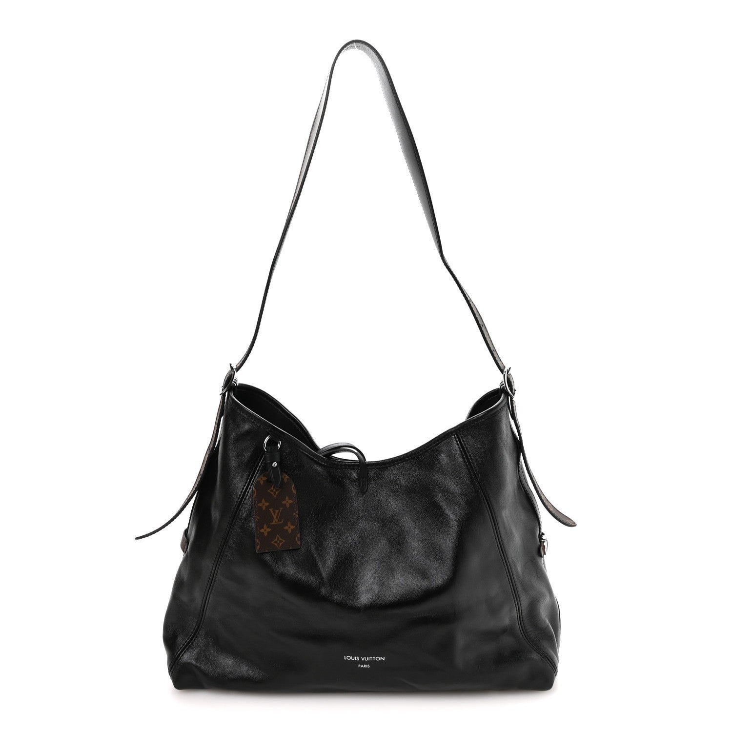 Louis Vuitton Lambskin CarryAll Vibe MM Black
