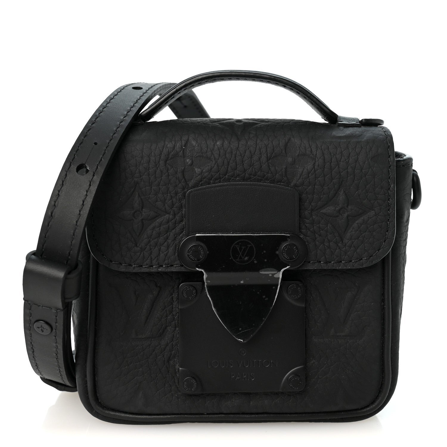 Louis Vuitton Taurillon Monogram Pico S Lock Ultra Black