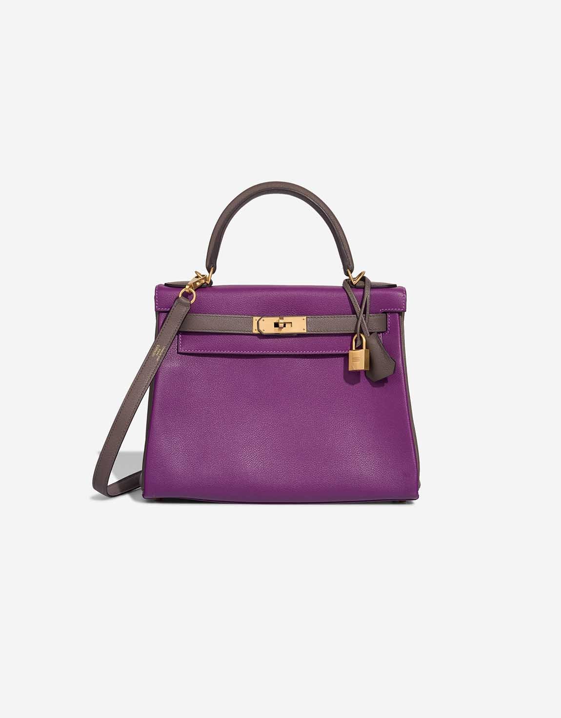 Hermes 
		Kelly HSS 28 Evercolor Anemone / Étoupe    