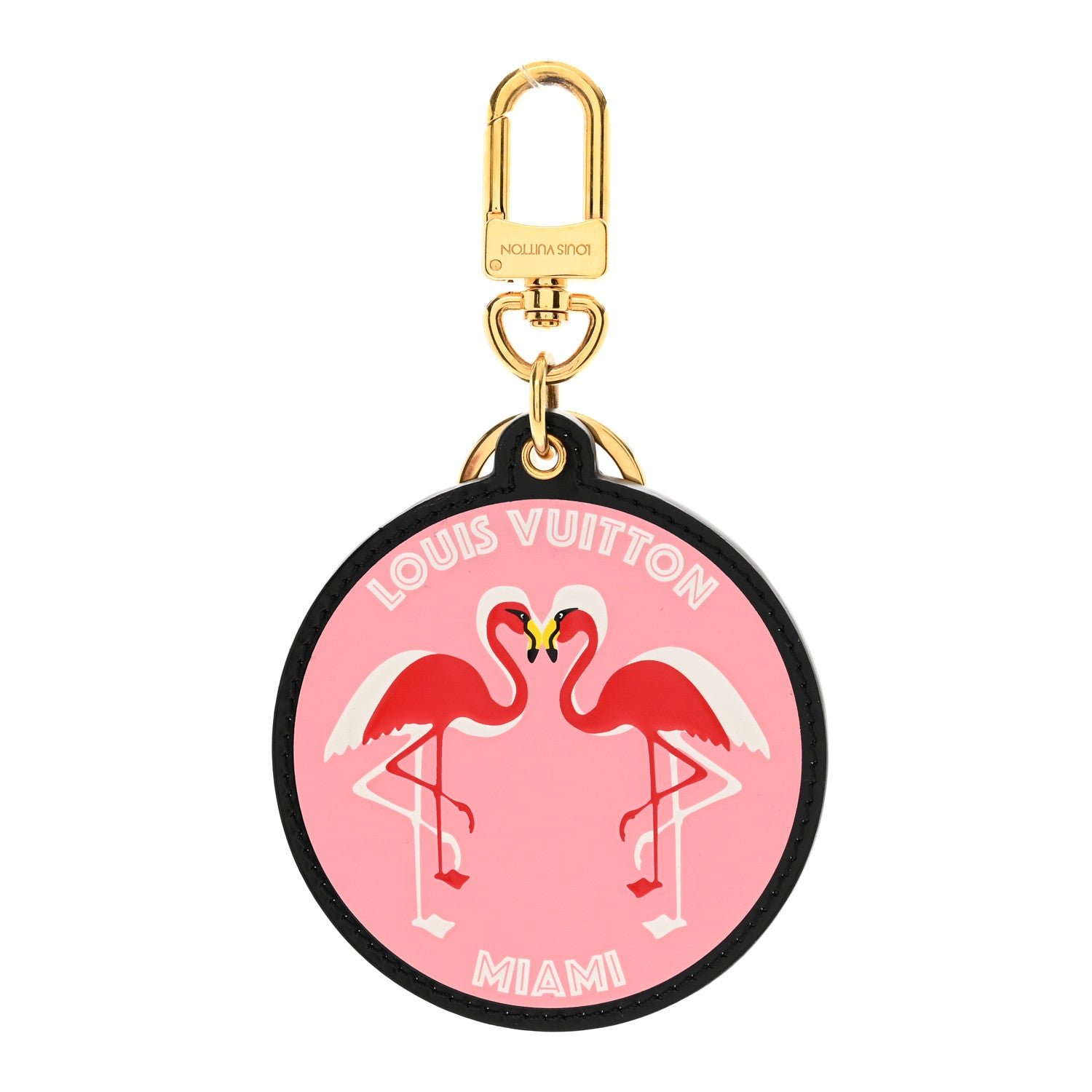Louis Vuitton World Tour Flamingo Bag Charm Key Holder