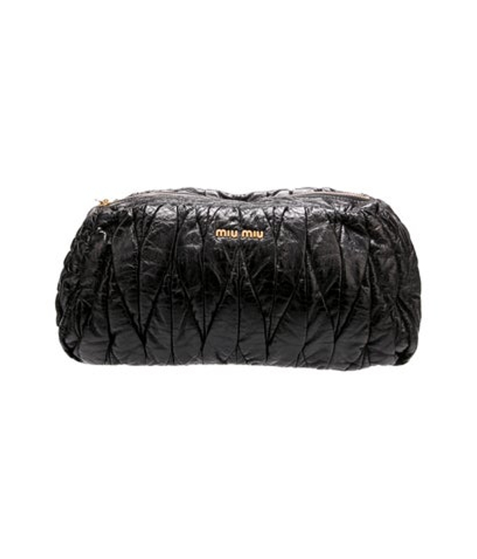 Miu Miu Miu Patent Leather Clutch
