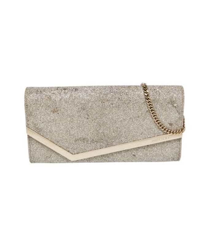 Jimmy Choo Choo Glitter Clutch