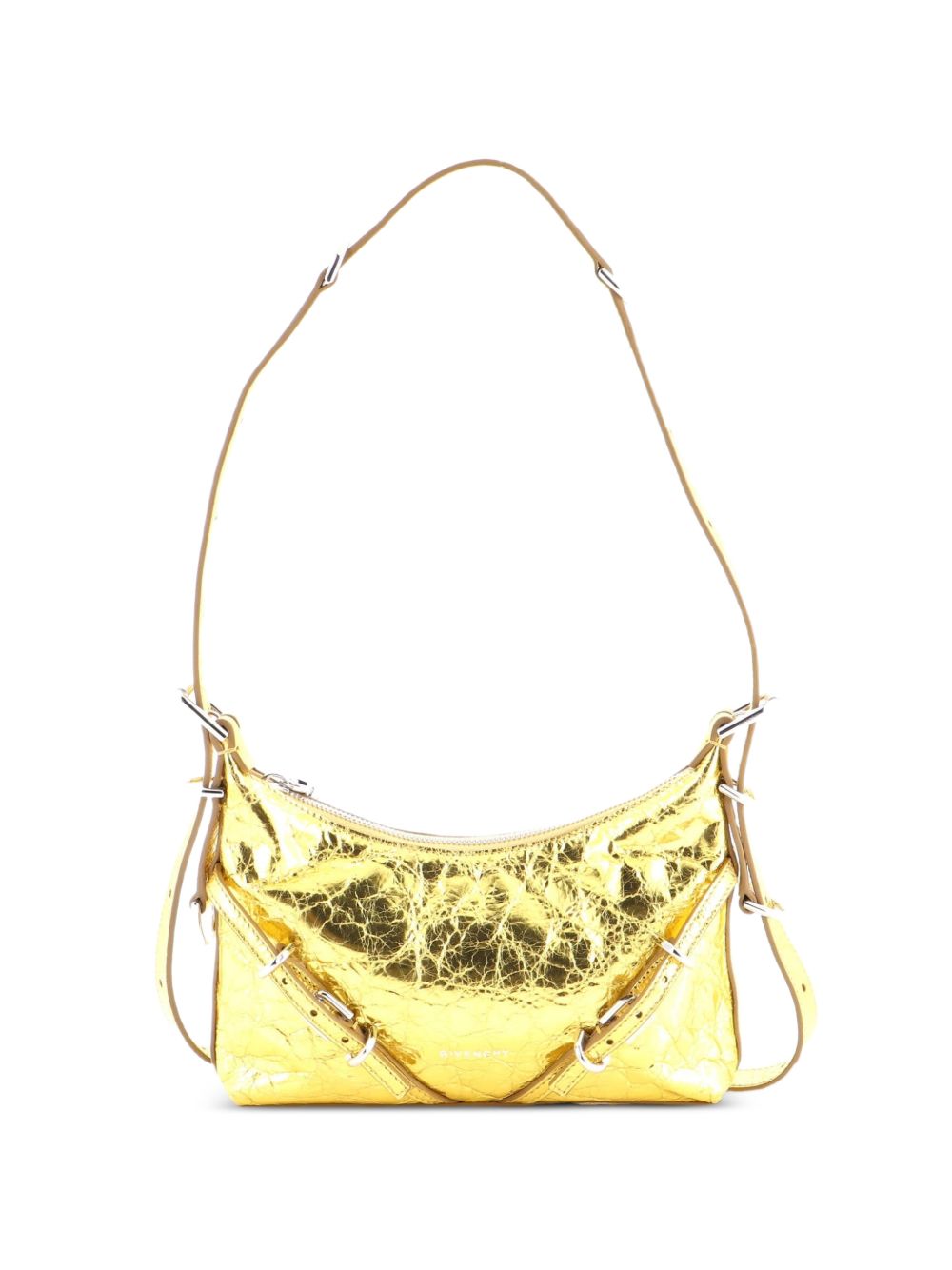 Givenchy Voyou Metallic Leather Mini shoulder bag