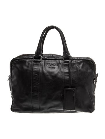 Soft Calf Leather Weekender Bag