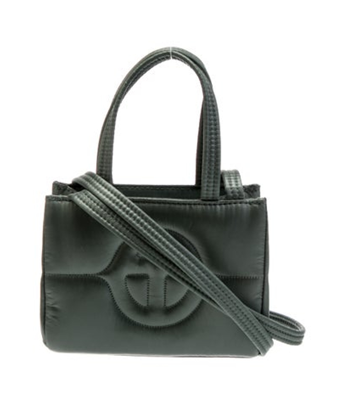 Telfar Nylon Green Puff Shopper Small