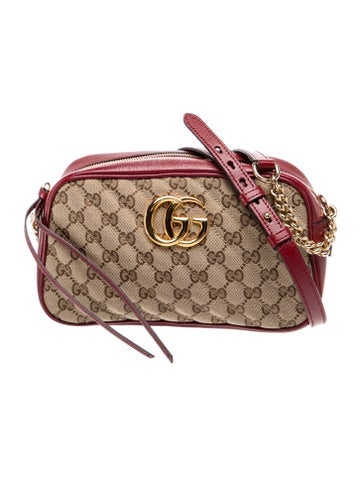 GG Canvas Marmont Small