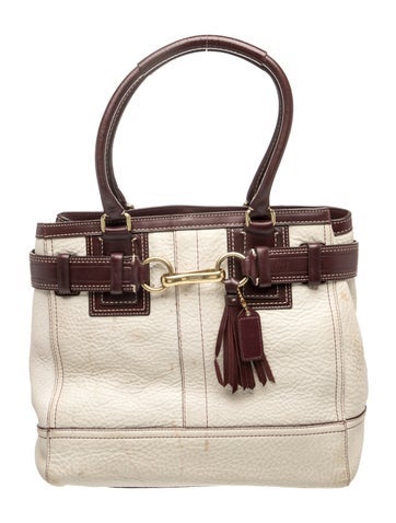 Leather Top Handle Bag