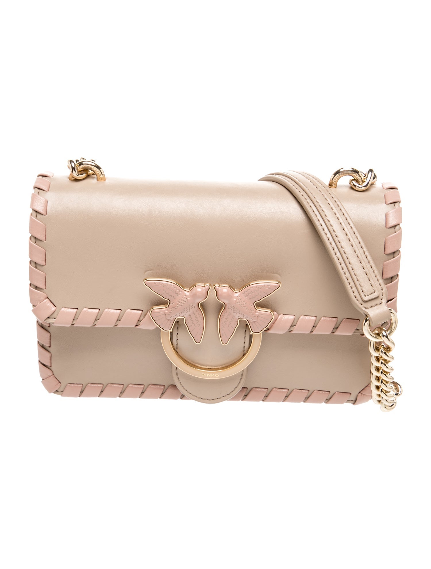 Pinko Patent Leather Crossbody Bag