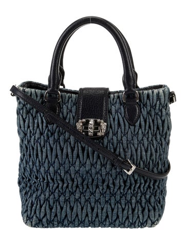 Miu Miu Denim Bucket Bag