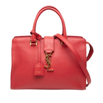 Calfskin Monogram Downtown Cabas Satchel