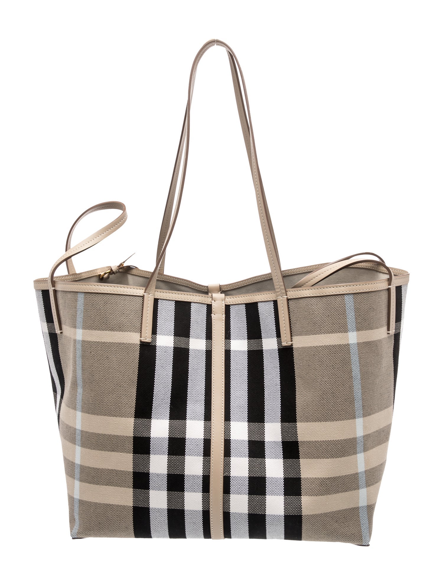 Burberry Canvas Beach Tote Medium