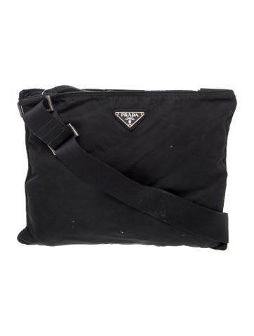 Prada Vela Nylon Shoulder Bag