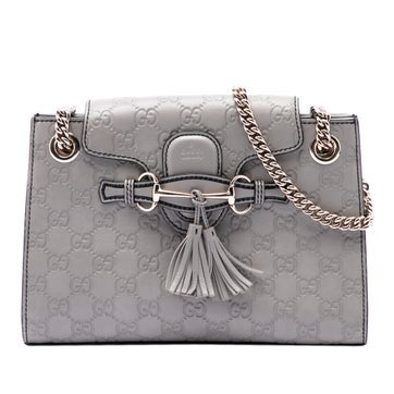 Calf Leather Small Guccissima Emily Shoulder Bag