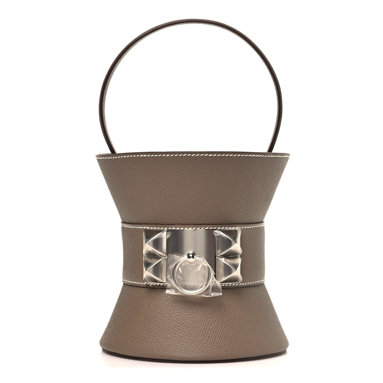 Hermes Epsom Mini Medor Bag Etoupe