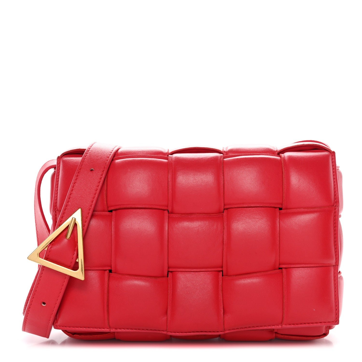 Bottega Veneta Bottega Veneta Nappa Maxi Intreccio Padded Cassette Crossbody Bag Firework