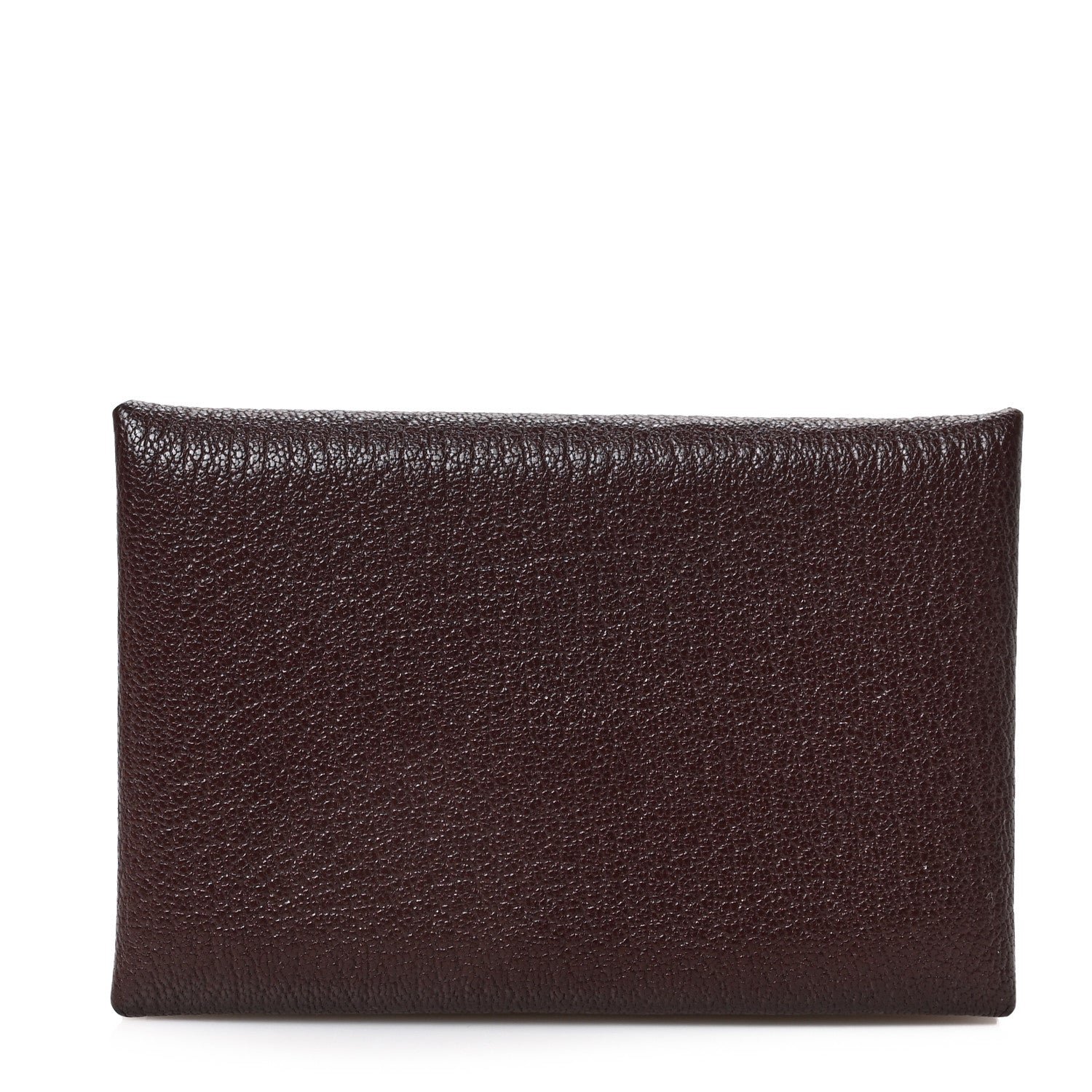 Hermes Chevre Mysore Verso Calvi Card Case Rouge Sellier Bleu Electrique