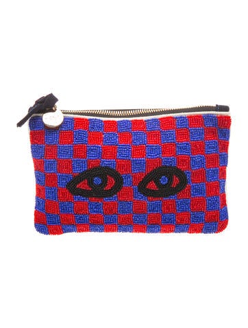 Canvas Clutch w/ Tags