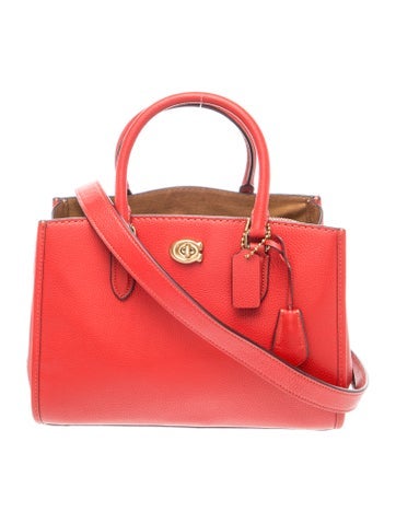Leather Top Handle Bag