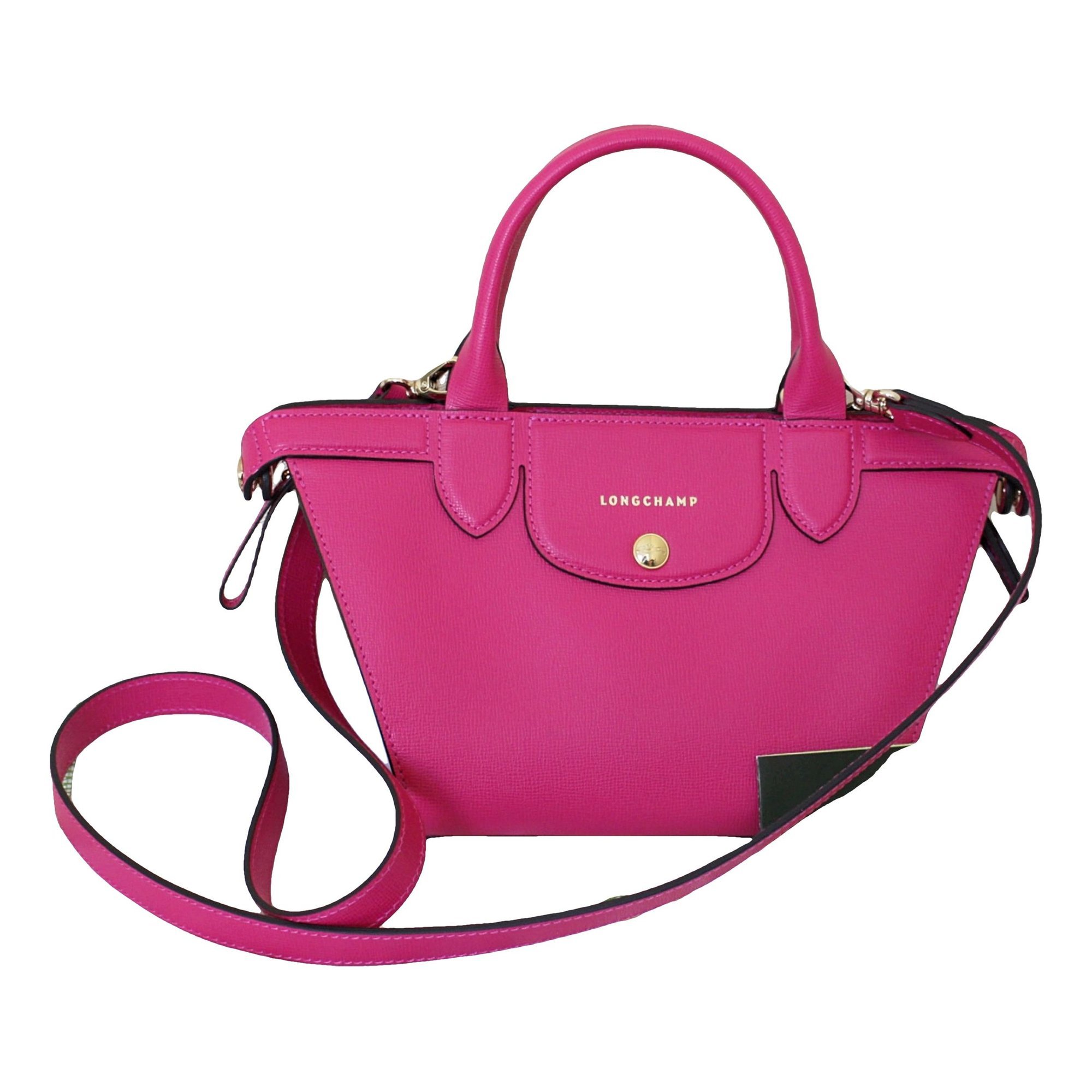 Pliage leather crossbody bag