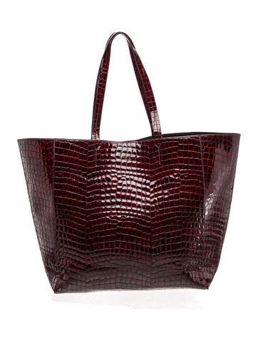 Embossed Leather Tote