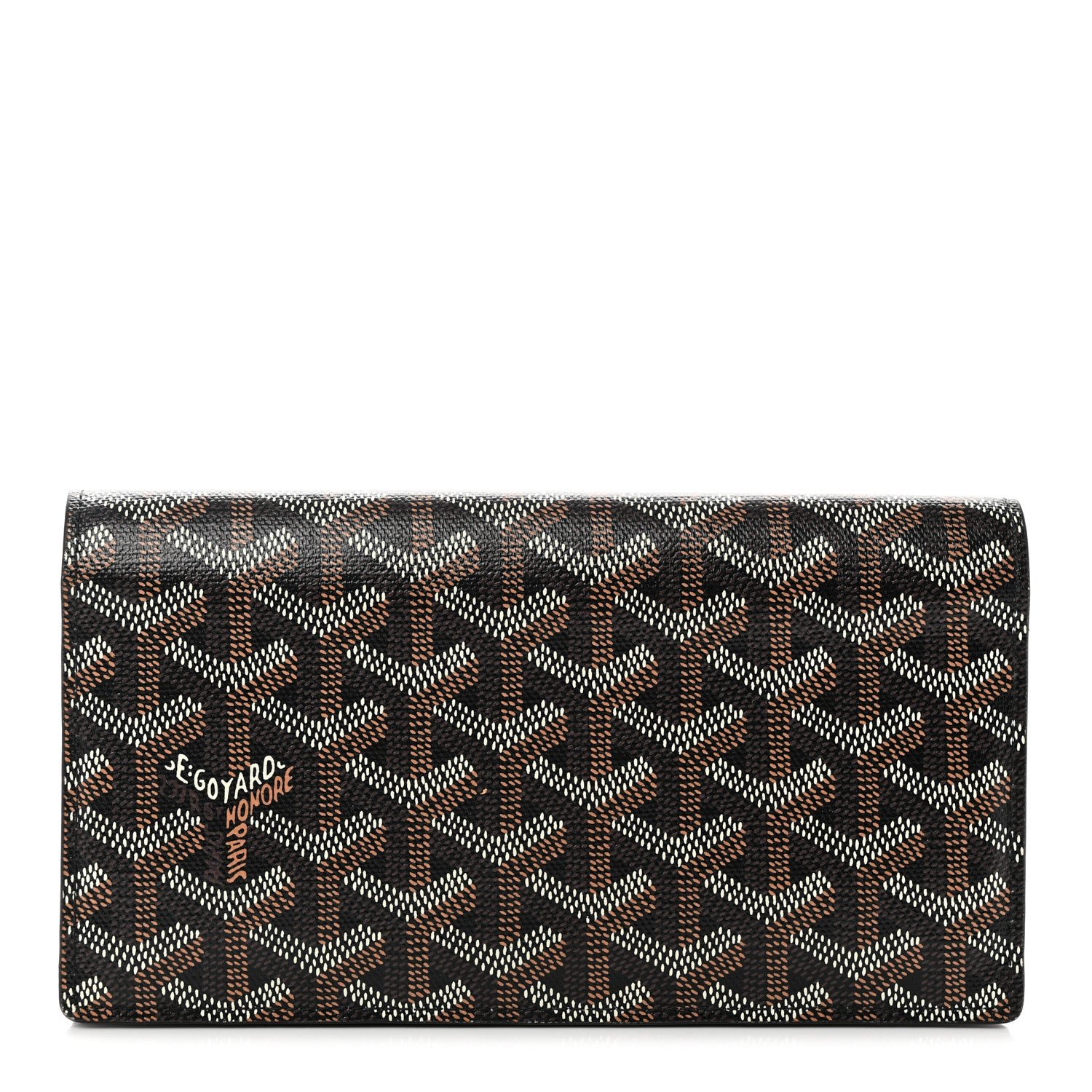 Goyard Goyardine Long Bi-Fold Wallet Black