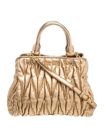 Leather Top Handle Bag Small