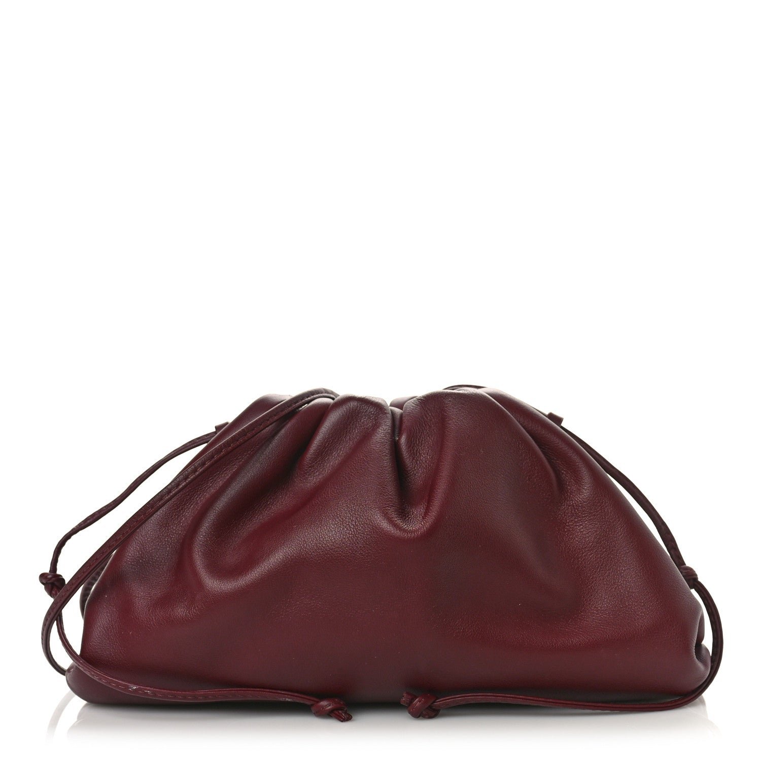 Bottega Veneta Butter Calfskin The Mini Pouch Bordeaux