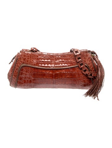 Nancy Gonzalez Crocodile Shoulder Bag
