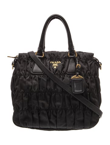 Tessuto Nylon Top Handle Bag